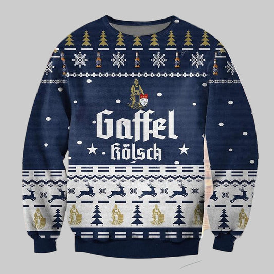 Gaffel Kolsch Beer Ugly Christmas Sweater 2022 ? Usalast
