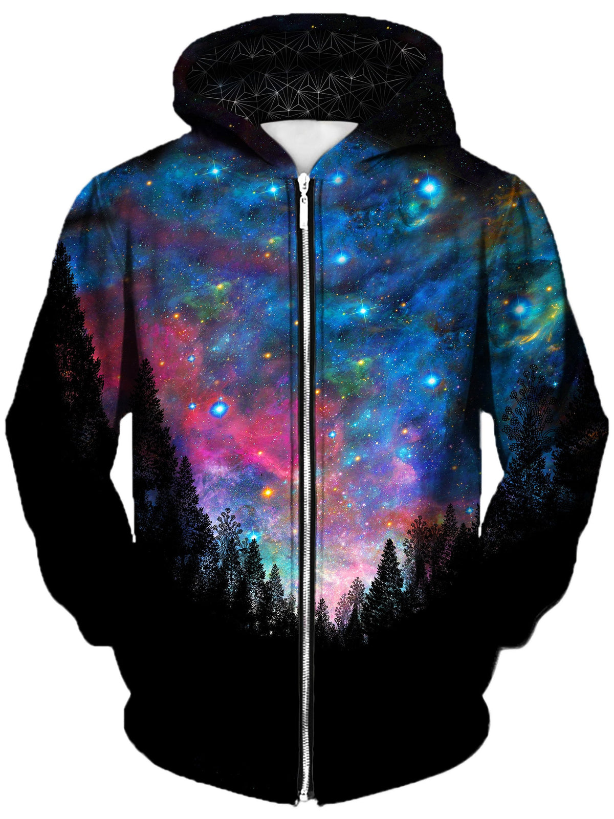 Galactic Valley Unisex Zip-Up Hoodie -Moonbestprint