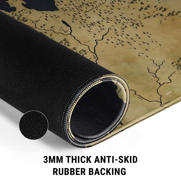 Game of Thrones: Westeros Map Gaming Mouse Pad Moonbestprint