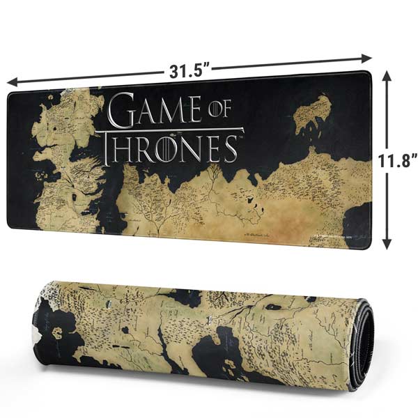 Game of Thrones: Westeros Map Gaming Mouse Pad Moonbestprint