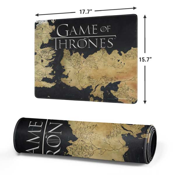 Game of Thrones: Westeros Map Gaming Mouse Pad Moonbestprint
