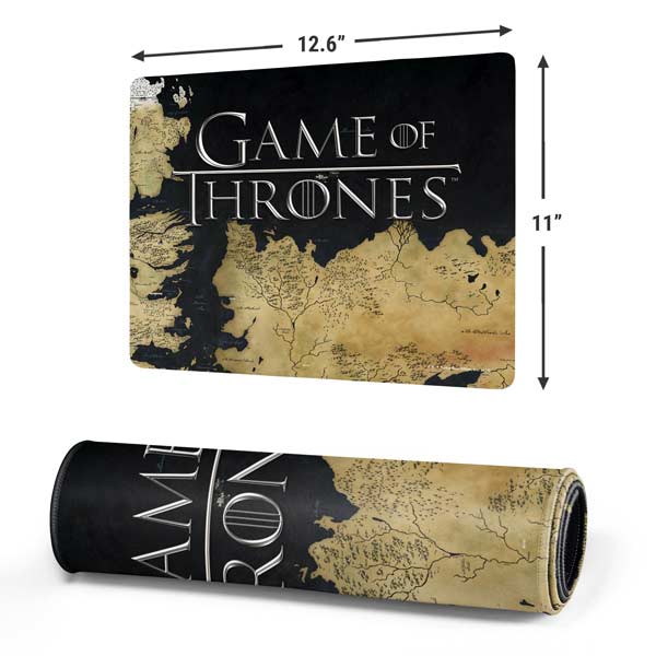 Game of Thrones: Westeros Map Gaming Mouse Pad Moonbestprint