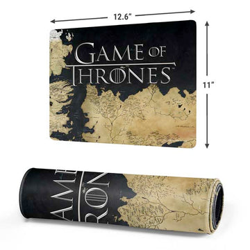 Game of Thrones: Westeros Map Gaming Mouse Pad Moonbestprint