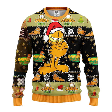 Garfield 3D Ugly Christmas Sweater Amazing Gift Idea Thanksgiving Gift ? Usalast