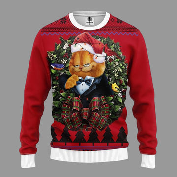 Garfield Odie Film Noel Mc Ugly Christmas Sweater Thanksgiving Gift ? Usalast