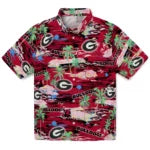 Georgia Bulldogs Flamingo Retreat 2026 Hawaiian Shirt – Moonbestprint
