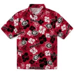 Georgia Bulldogs Hibiscus Bloom Hawaiian Shirt – Moonbestprint