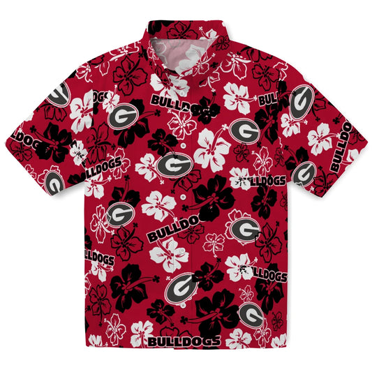 Georgia Bulldogs Hibiscus Bloom Hawaiian Shirt – Moonbestprint