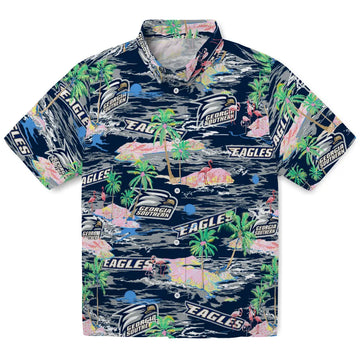 Georgia Southern Eagles Flamingo Retreat 2026 Hawaiian Shirt – Moonbestprint