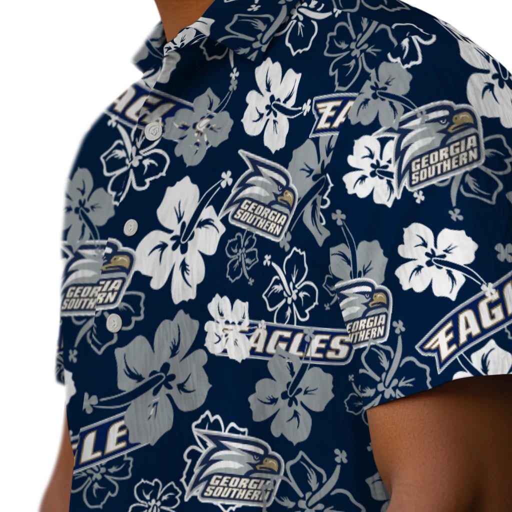 Georgia Southern Eagles Hibiscus Bloom Hawaiian Shirt – Moonbestprint