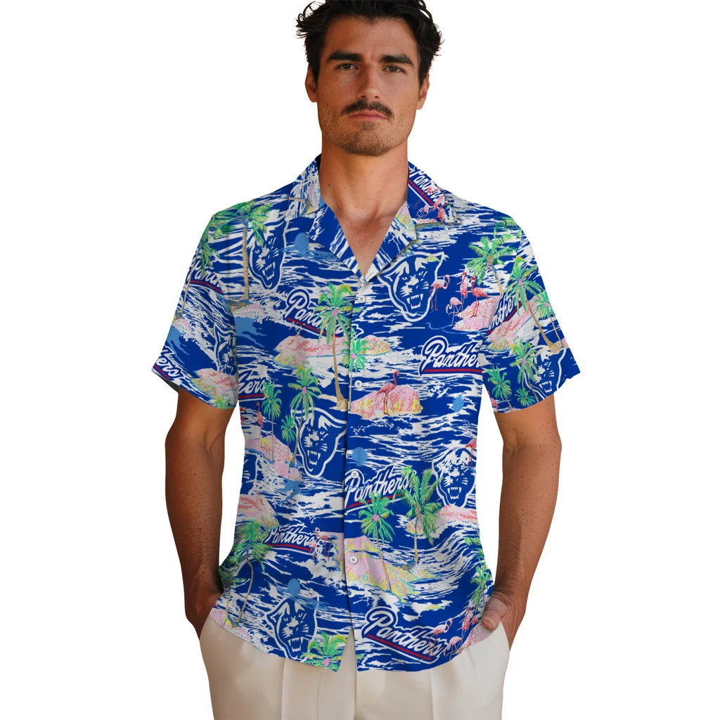 Georgia State Panthers Flamingo Retreat 2026 Hawaiian Shirt – Moonbestprint