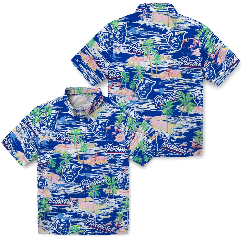 Georgia State Panthers Flamingo Retreat 2026 Hawaiian Shirt – Moonbestprint