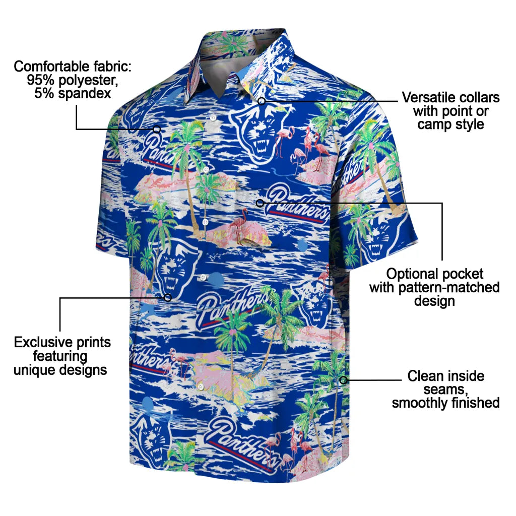 Georgia State Panthers Flamingo Retreat 2026 Hawaiian Shirt – Moonbestprint