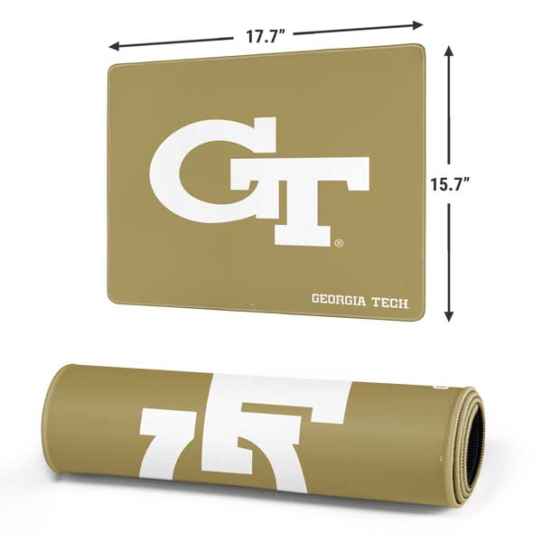 Georgia Institute of Technology Gold GT Gaming Mouse Pad Moonbestprint