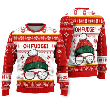 Oh Fudge Funny Ugly Christmas Sweater – Moonbestprint
