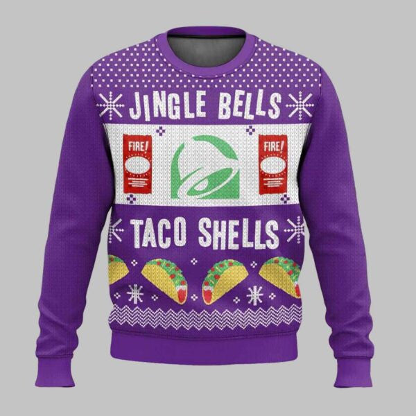 Jingle Bells Taco Shells Ugly Christmas Sweater – Moonbestprint