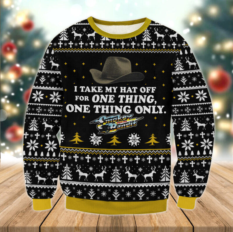 I Take My Hat Off for One Thing Only Ugly Christmas Sweater – Moonbestprint