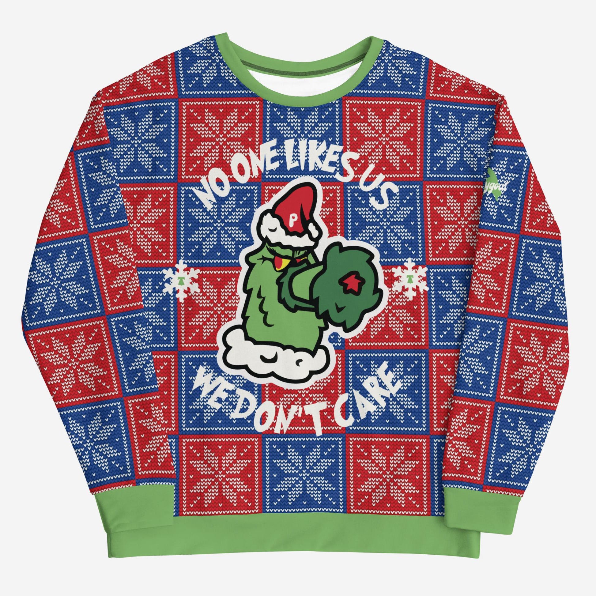 The Phrinch No One Likes Us We Don't Care Ugly Christmas Sweater – Moonbestprint