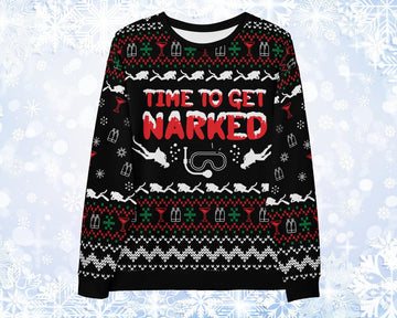 Scuba Diving Time To Get Narked Ugly Christmas Sweater – Moonbestprint