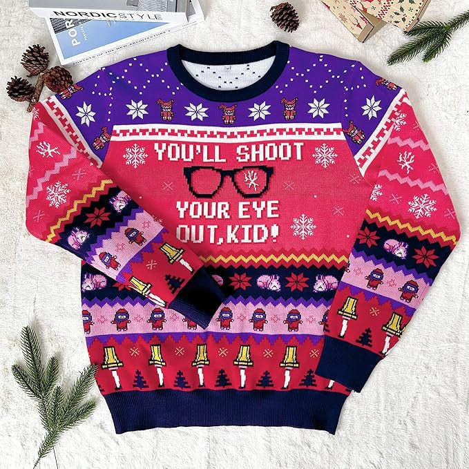 You'll Shoot Your Eye Out Kid Ugly Christmas Sweater – Moonbestprint