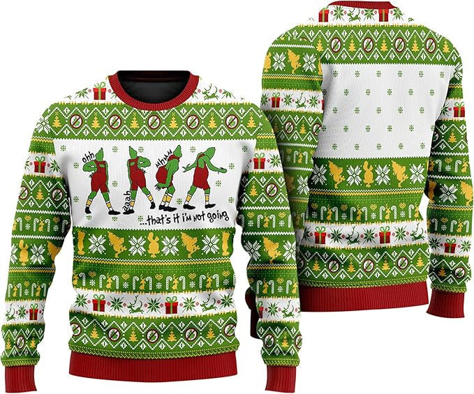 That's It I'm Not Going Ugly Christmas Sweater – Moonbestprint