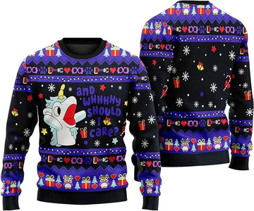 And Why Should I Care Ugly Christmas Sweater – Moonbestprint