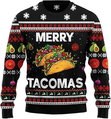 Merry Tacomas Ugly Christmas Sweater – Moonbestprint