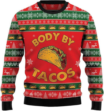 Body By Tacos Ugly Christmas Sweater – Moonbestprint