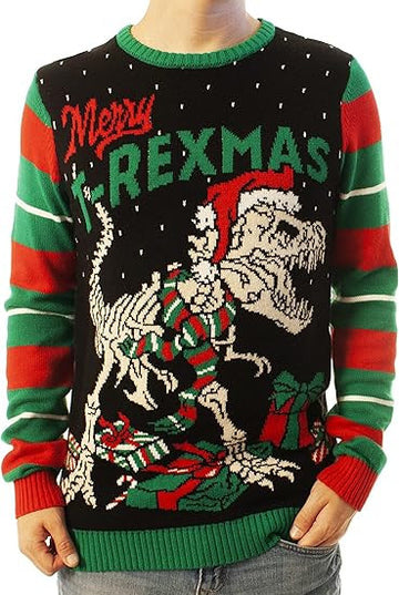 Merry T-rexmas Ugly Christmas Sweater – Moonbestprint