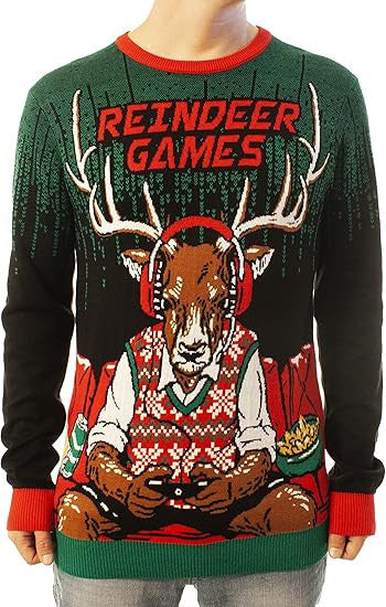 Reindeer Games Ugly Christmas Sweater – Moonbestprint