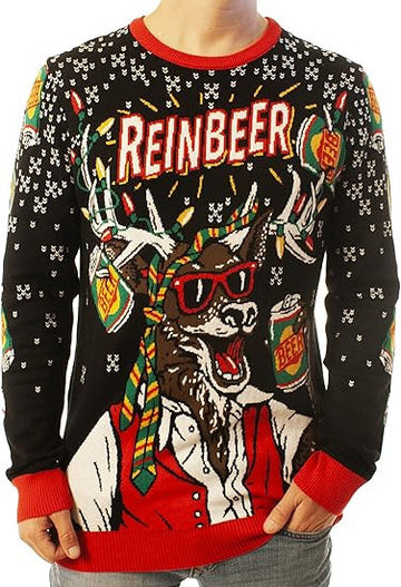 Reindeer Reinbeer Ugly Christmas Sweater – Moonbestprint