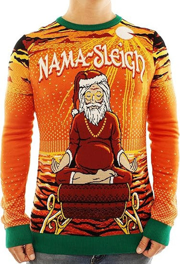 Santa Nama-sleigh Ugly Christmas Sweater – Moonbestprint