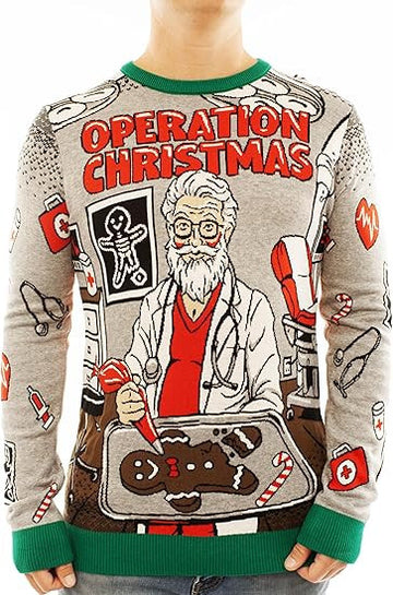 Gingerbread Operation Christmas Ugly Christmas Sweater – Moonbestprint