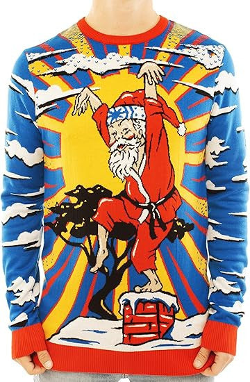 Karate Santa Ugly Christmas Sweater – Moonbestprint