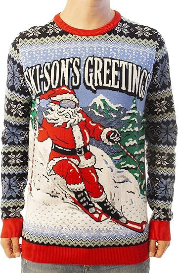 Santa Skison's Greetings Ugly Christmas Sweater – Moonbestprint