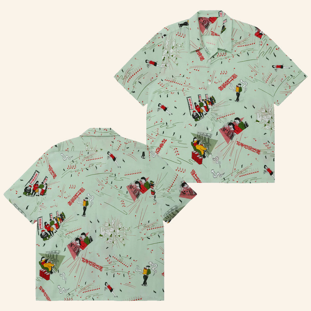 Eanbe Merch Mint Green Hawaiian Shirt Good Gifts For Boyfriend – Moonbestprint