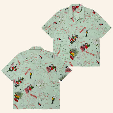 Eanbe Merch Mint Green Hawaiian Shirt Good Gifts For Boyfriend – Moonbestprint