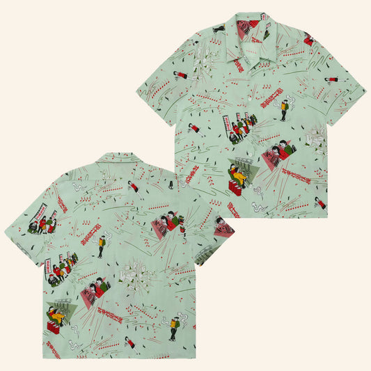 Eanbe Merch Mint Green Hawaiian Shirt Good Gifts For Boyfriend – Moonbestprint