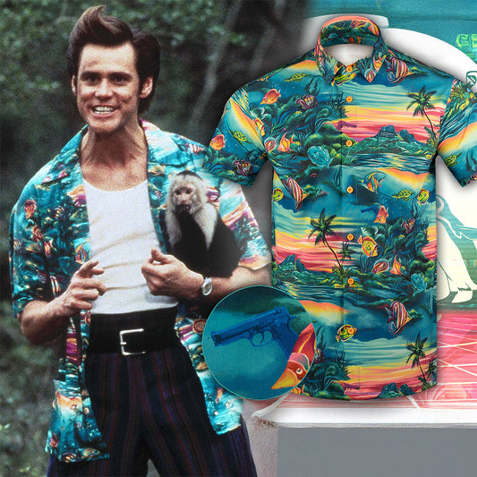 Gun Hawaiian Button Up Shirt Pro Gun Rights Shirt Gifts For Father – Moonbestprint