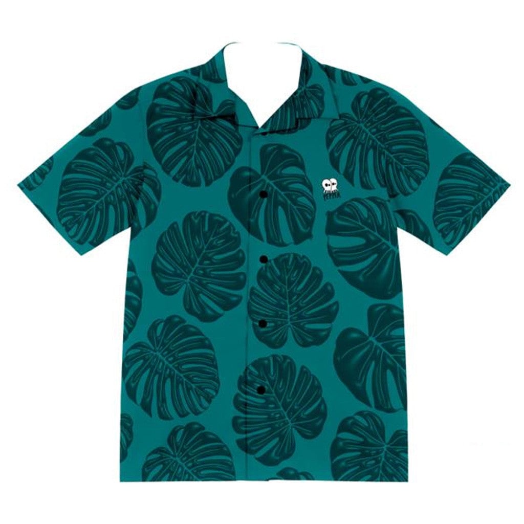 Pepperlive Merch Monstera Button Up Shirt Good Gifts For Boyfriend – Moonbestprint