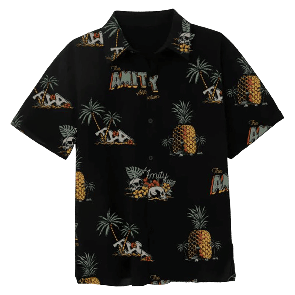 24hundred Merch The Amity Affliction Big Pineapple Party Hawaiian Shirt Dad Gifts – Moonbestprint