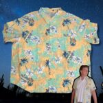 Izod Saltwater Dockside Chambray Floral Hawaiian Shirt Best Father's Day Gifts For Dad – Moonbestprint