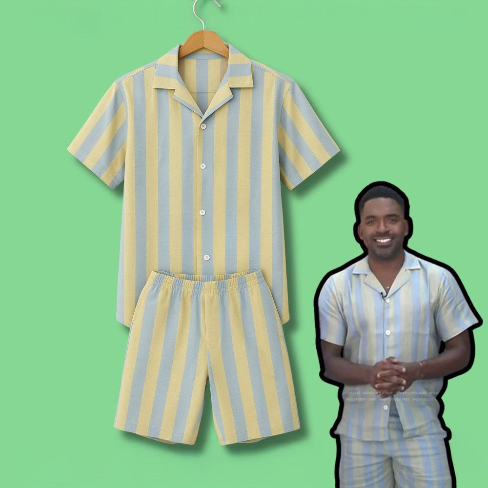 Justin Sylvester Mist Strata Cuba Nicola Hawaiian Shirt And Shorts Cool Gifts For Dad – Moonbestprint