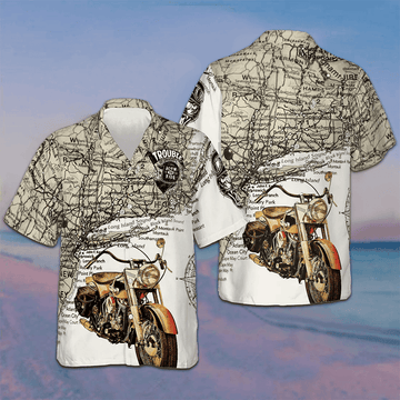 Makers Born To Ride Hawaiian Shirt Beach Button Down Shirt Men Gifts For Motorcycle Enthusiasts – Moonbestprint