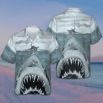 Shark Mouth Hawaiian Shirt Men's Button Down Beach Shirts Gifts For Boyfriend – Moonbestprint