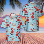 Santa With Bowling Ball Hawaiian Shirt Cool Christmas Shirts Gifts For Brother – Moonbestprint