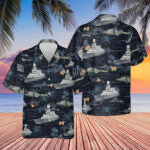 Italian Navy Andrea Doria Hawaiian Shirt Andrea Doria Military Ship Aloha Shirt Gifts – Moonbestprint