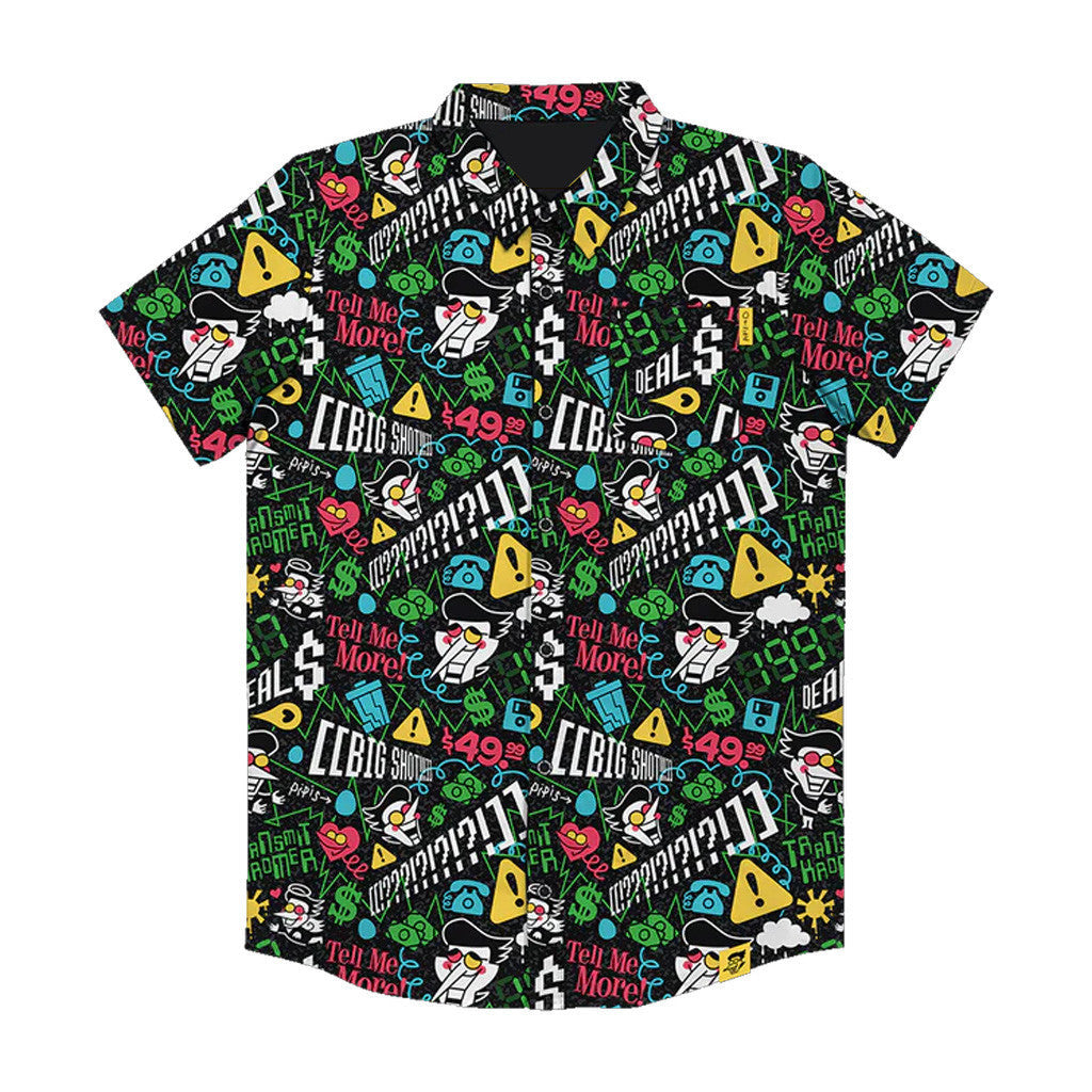 Deltarune Merch Spamton Button Up Shirt Gifts For Dad – Moonbestprint