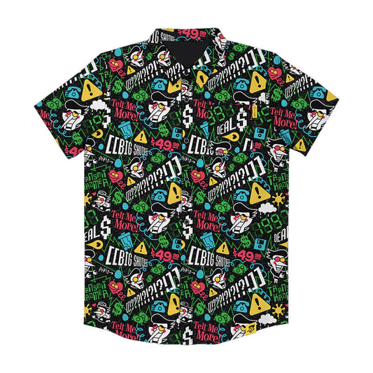 Deltarune Merch Spamton Button Up Shirt Gifts For Dad – Moonbestprint