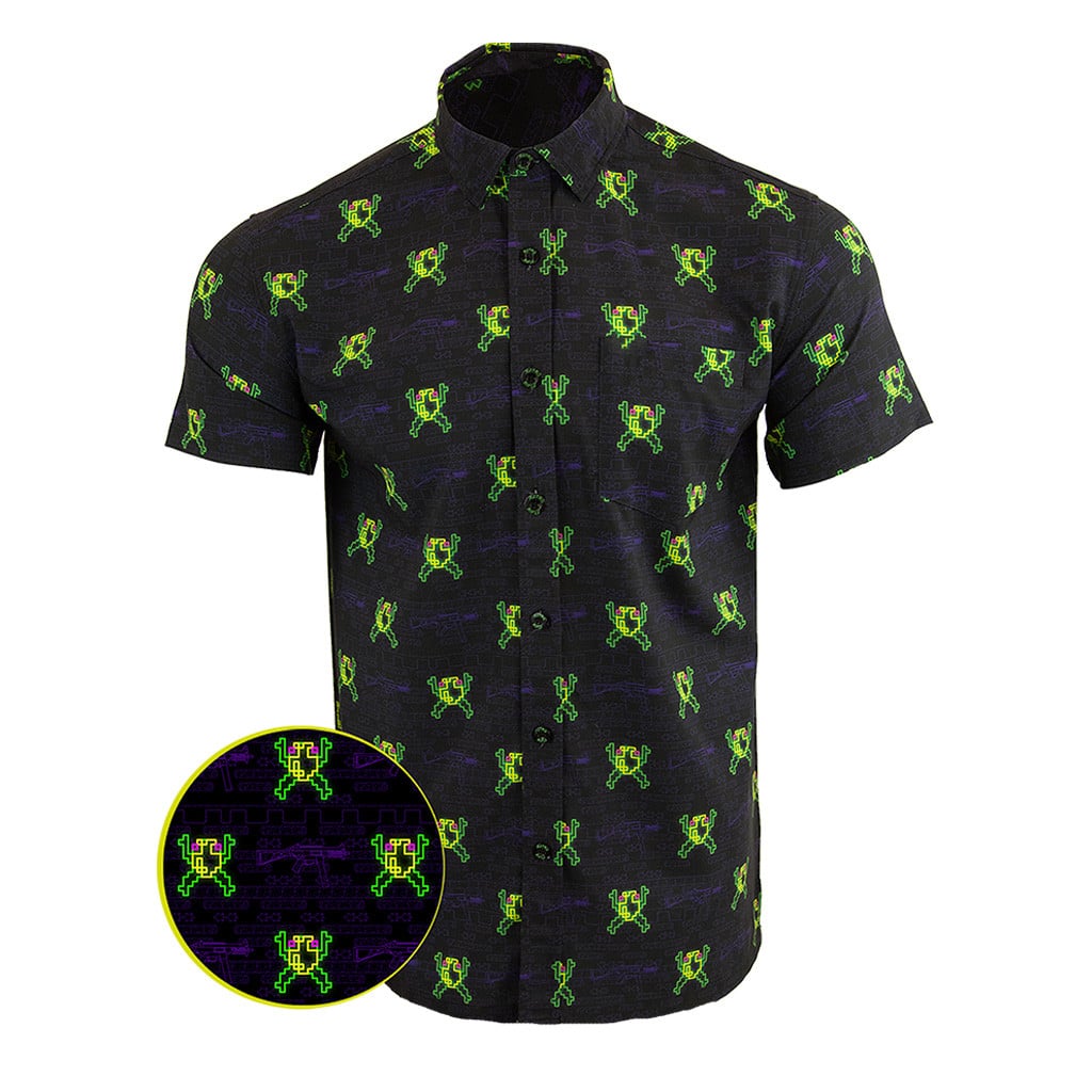 Arcade Series 2 Button Down Shirt Tactical Aloha Shirt Best Gifts For Father – Moonbestprint